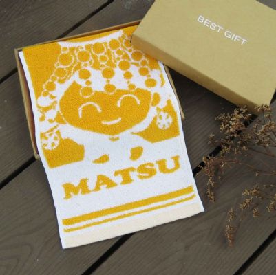 天上聖母雙色提花運動毛巾